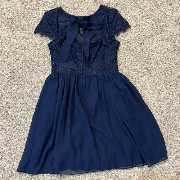 Speechless Sparkly Short Formal Dress - Picture 3 of 6